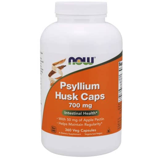 NOW Psyllium Husk - 700 mg - 360 Veg Capsules