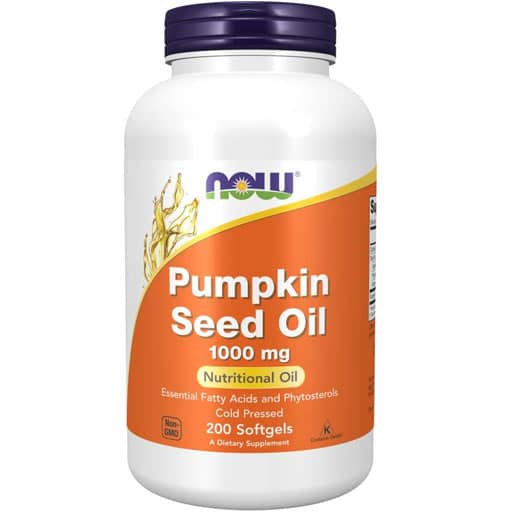 NOW Pumpkin Oil - 1000 mg - 200 Softgels