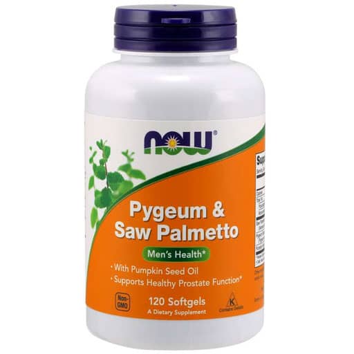 NOW Pygeum and Saw Palmetto - 120 Softgels