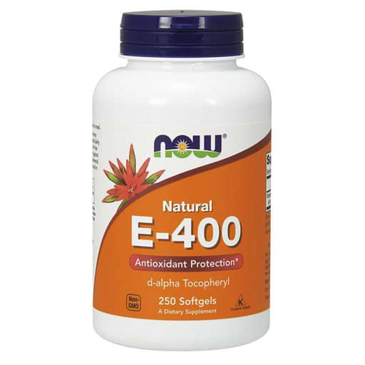 NOW, Vitamin E-400 IU, D-Alpha Tocopheryl Acetate, 250 Softgels,