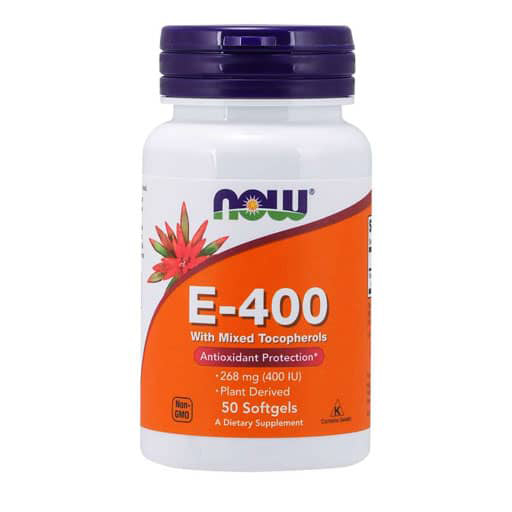 NOW Vitamin E-400 IU Mixed Tocopherols - 50 Softgels