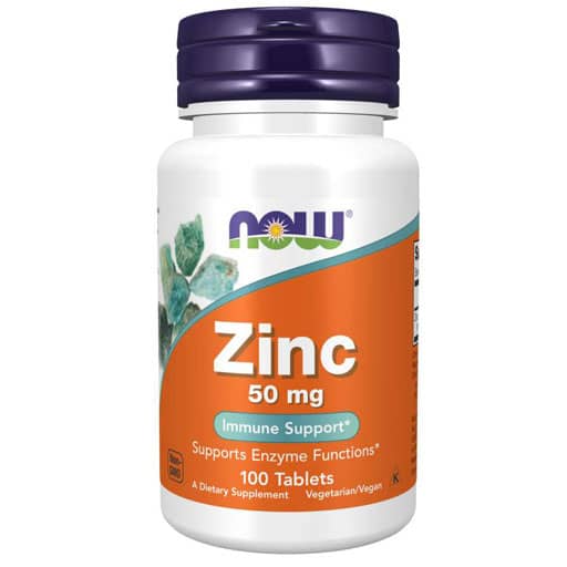NOW Zinc - 50 mg - 100 Tabs