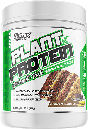 Nutrex Plant Protein - German Chocolate Cake - 1.2 LB