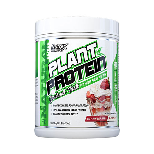 Nutrex Plant Protein - Strawberries and Cream - 1.2LB