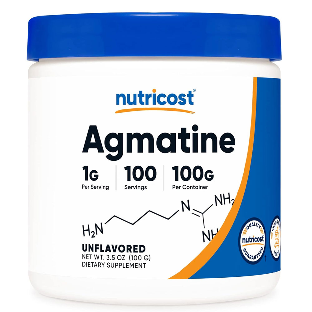 Nutricost Agmatine Sulfate - Unflavored - 100 Grams