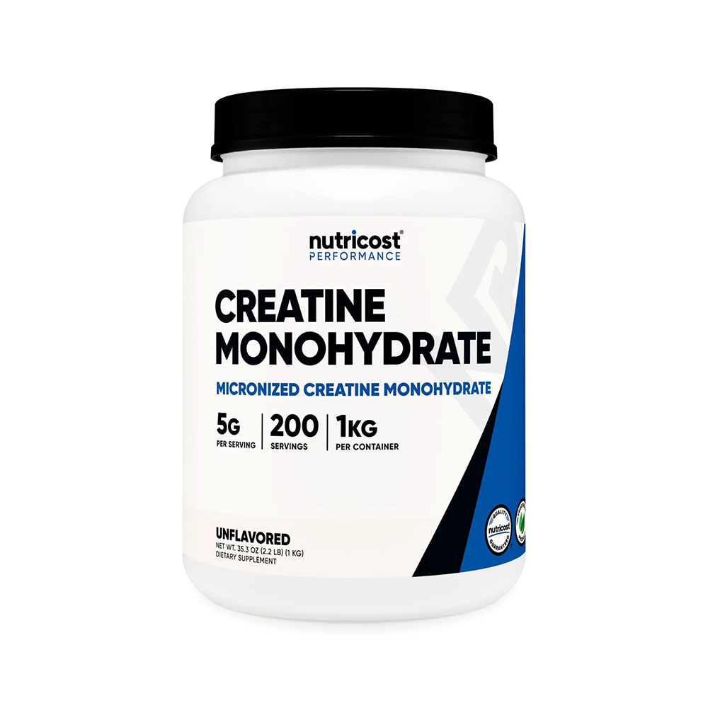 Nutricost Creatine Monohydrate Powder - Unflavored  - 1000 Grams