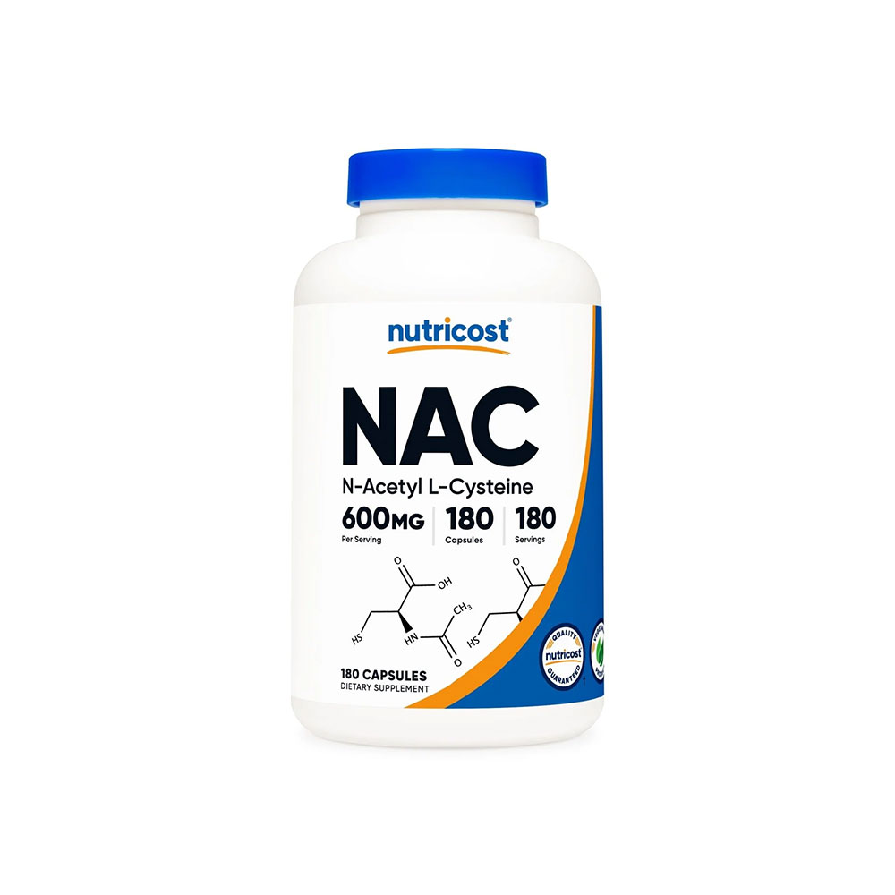 Nutricost NAC - 600 mg - 180 Capsules