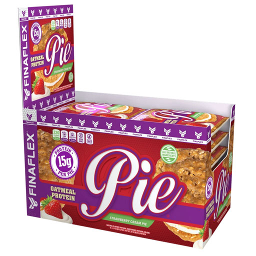 Oatmeal Protein Pie - Strawberry Cream Pie - 10/Box