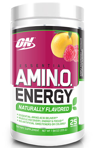 Amino Energy Natural - Simply Raspberry Lemonade - 25 Servings