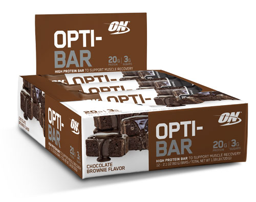 Opti Bar Variety Pack Protein Bar By Optimum Nutrition,10/Box