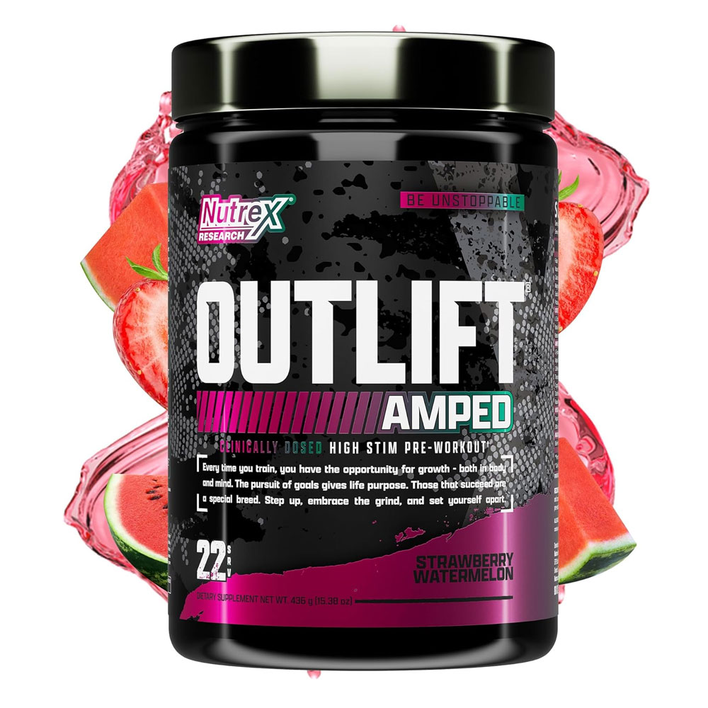 Outlift Amped - Strawberry Watermelon - 22 Servings