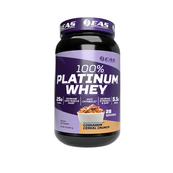EAS Platinum Whey - Cinnamon Cereal Crunch - 2LB