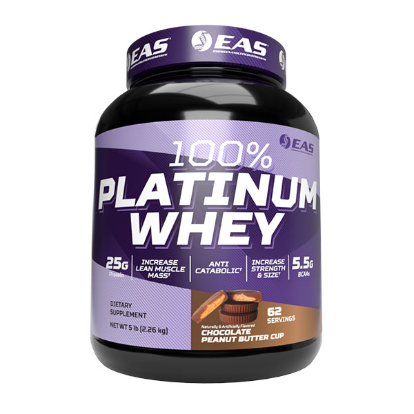 EAS Platinum Whey - Chocolate Peanut Butter Cup - 5LB