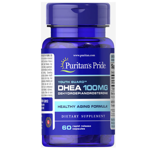 Puritan's Pride DHEA - 100 mg - 60 Rapid Release Caps