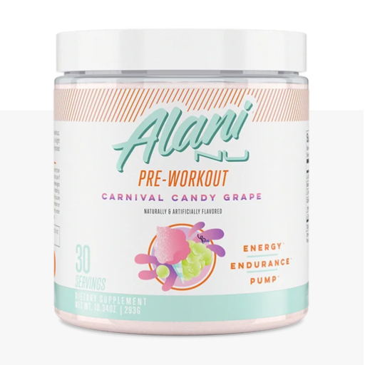 Alani Nu Pre Workout - Carnival Candy Grape - 30 Servings