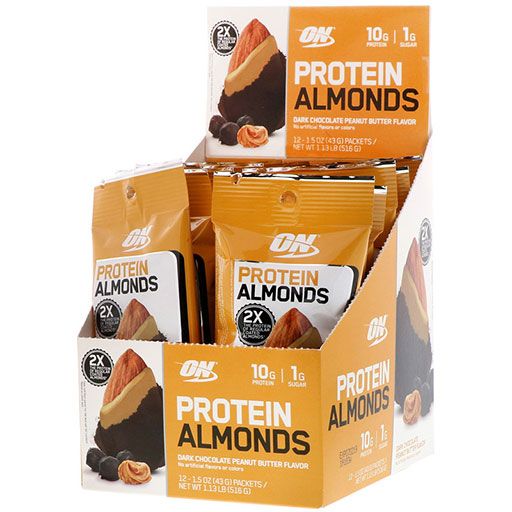 Protein Almonds - Peanut Butter Chocolate - 12/Box