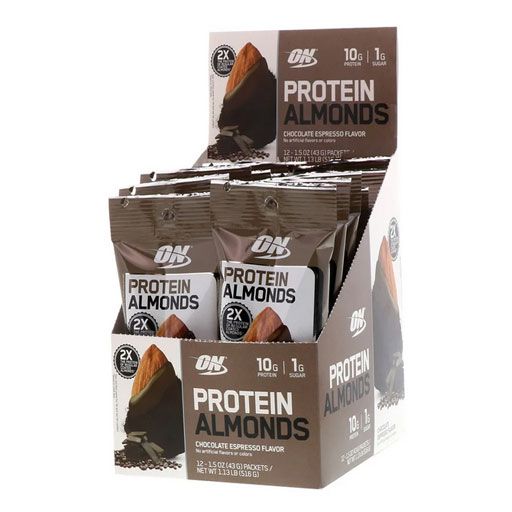 Protein Almonds - Espresso - 12/Box