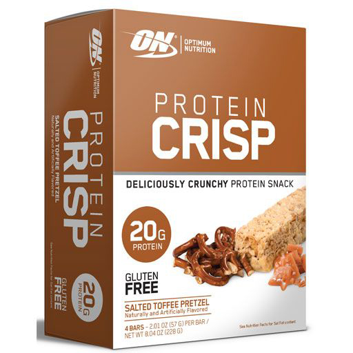 Optimum Protein Crisp - Salted Toffee Pretzel - 12/box