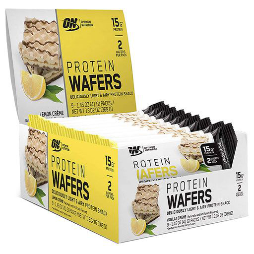 Optimum Protein Wafers - Lemon Creme - 9/box