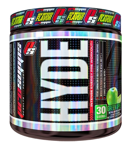 Hyde V3 Pre Workout By Pro Supps, Green Apple, 30 Servings