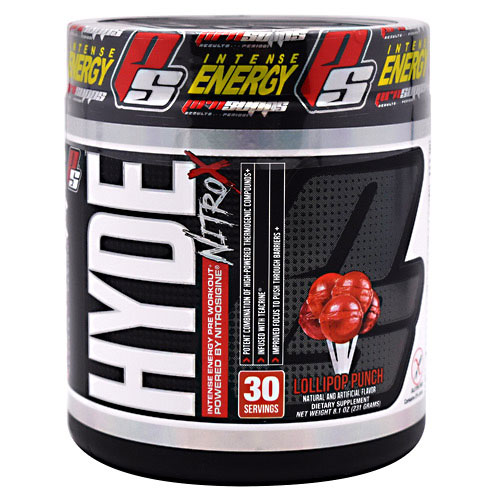 Hyde Nitro X By Pro Supps, Lolipop Punch, 30 Servings