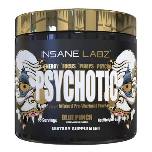 Psychotic Gold - Blue Punch - 35 Servings