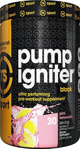 Pump Igniter Black By Top Secret Nutrition, Pink Lemonade, 30 Servings