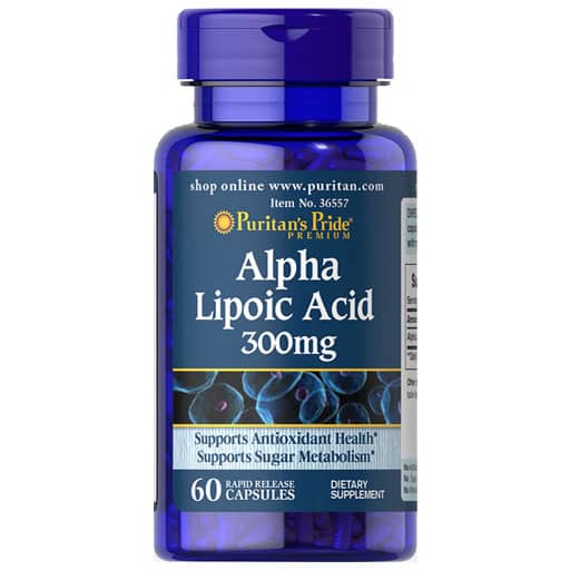 Puritan's Pride Alpha Lipoic Acid - 300 mg - 60 Softgels