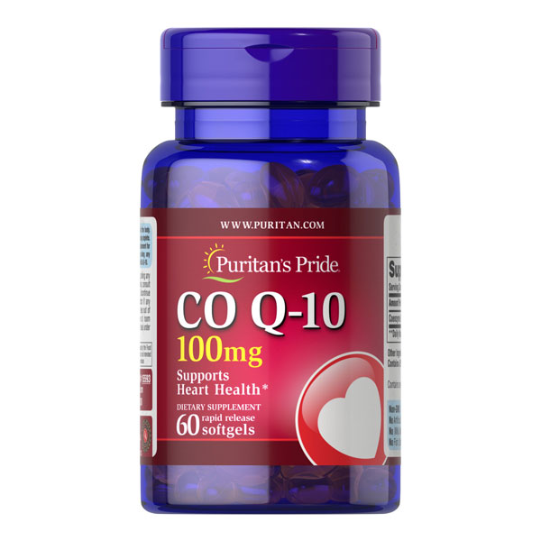 Puritan's Pride Q-Sorb CoQ10 - 100 mg - 60 Rapid Release Softgels