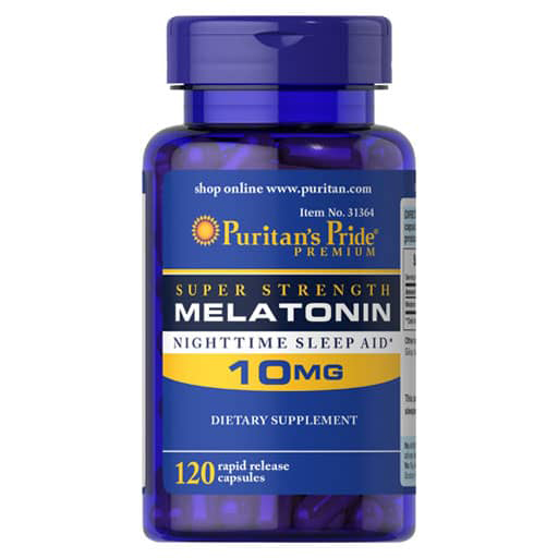 Puritan's Pride Melatonin - 10 mg - 120 Capsules