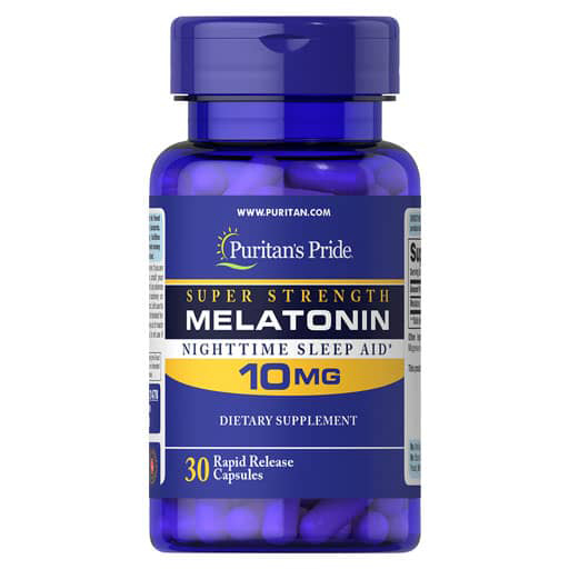 Puritan's Pride Melatonin - 10 mg - 30 Capsules