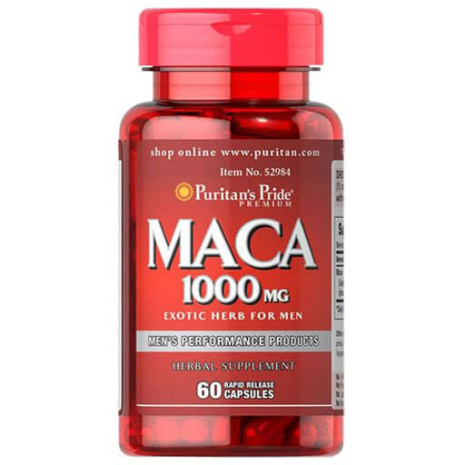 Puritan's Pride Maca - 1000 mg - 60 Rapid Release Caps
