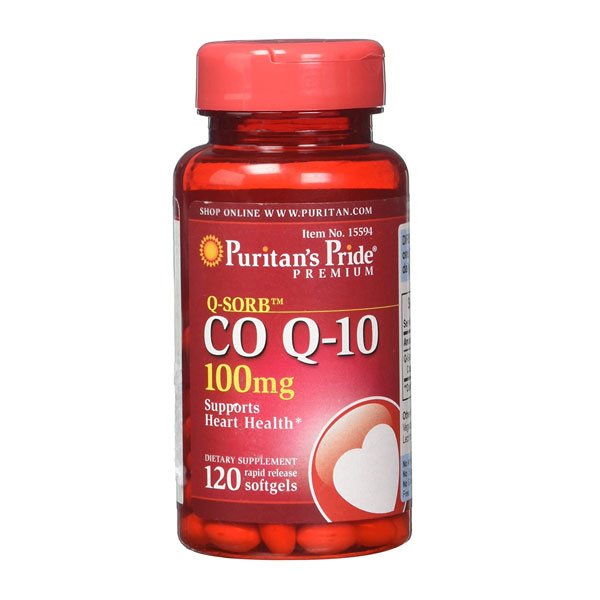 Puritan's Pride Q-Sorb CoQ10 - 100 mg - 120 Rapid Release Softgels