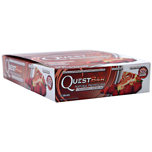 Quest Bars, Natural Strawberry Cheesecake 12/Box by Quest Nutrition