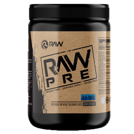 Raw Pre - Blue Punch - 40 Servings