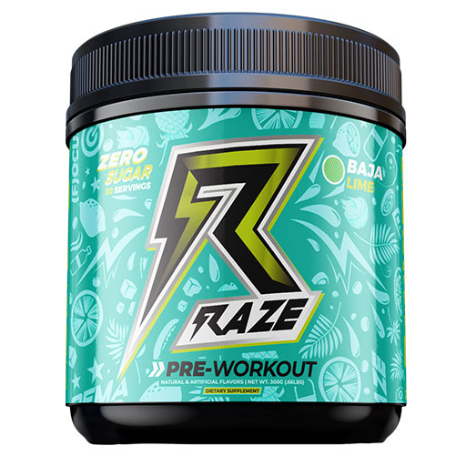 Raze Pre Workout - Baja Lime - 30 Servings