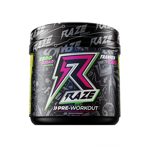 Raze Pre Workout - Franken Sour - 30 Servings