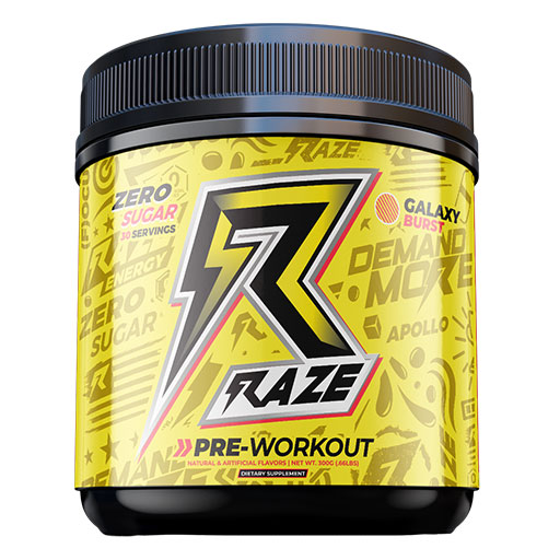 Raze Pre Workout - Galaxy Burst - 30 Servings