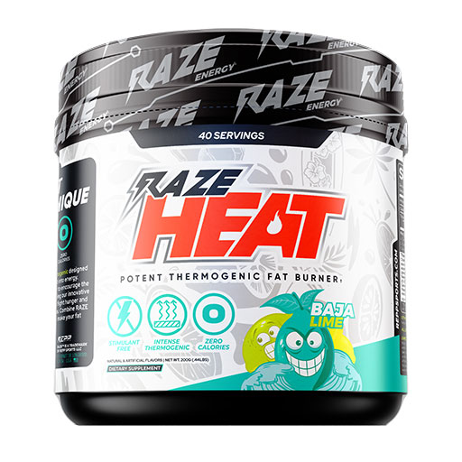 Raze Heat - Baja Lime - 40/20 Servings