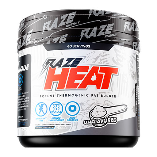 Raze Heat - Unflavored - 40/20 Servings