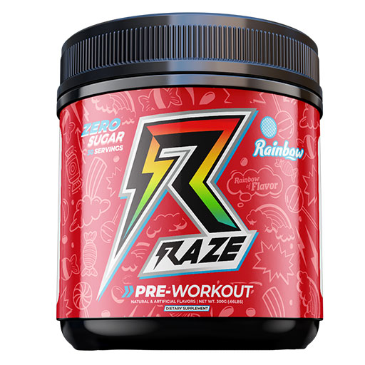 Raze Pre Workout - Rainbow - 30 Servings