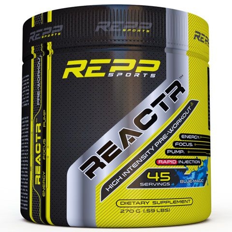 Reactr Pre Workout - Blue Magic - 45 Servings