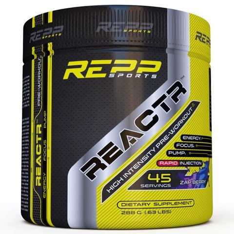 Reactr Pre Workout - Zap Berry - 45 Servings