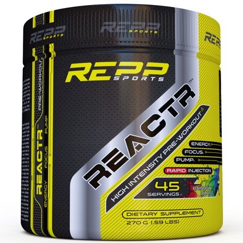 Reactr Pre Workout - Rainbow Burst - 45 Servings
