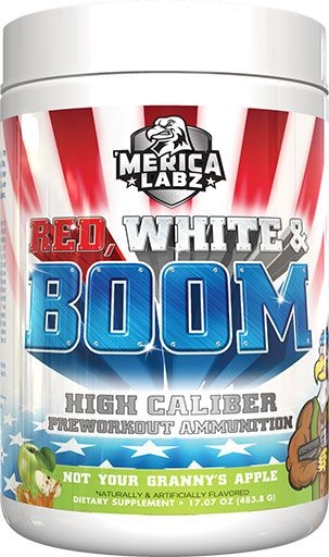 Red, White and Boom Pre Workout - Apple - 20 Servings