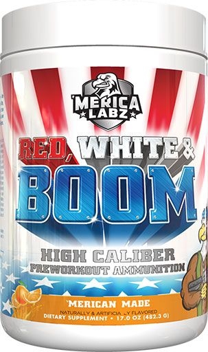 Red, White and Boom Pre Workout - Merican Made (Orange) - 20 Servings