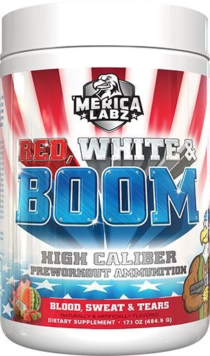 Red, White and Boom Pre Workout - Blood, Sweat and Tears (Watermelon) - 20 Servings