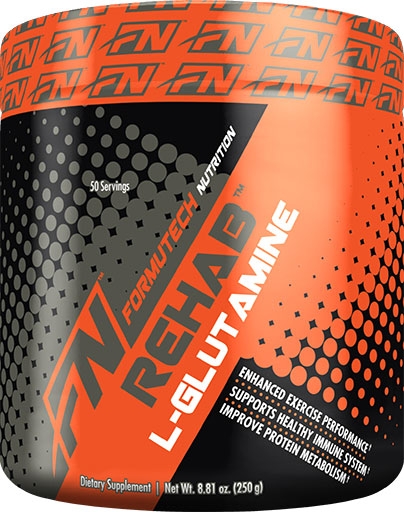 Rehab L-Glutamine By Formutech Nutrition, Unflavored, 250 Grams