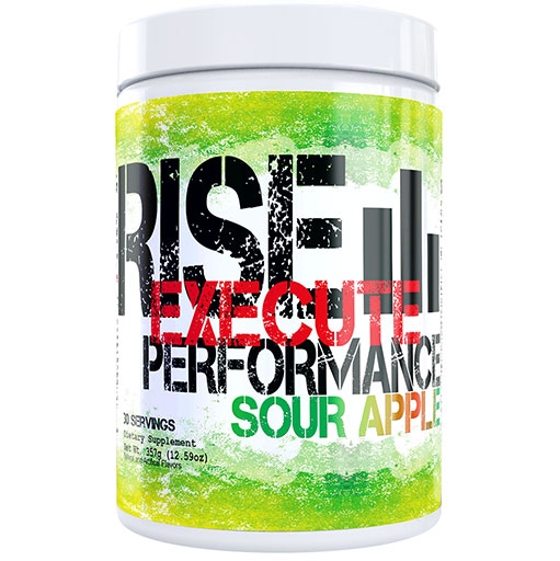 Rise Performance Execute Pre Workout, Sour Apple, 30 Servings