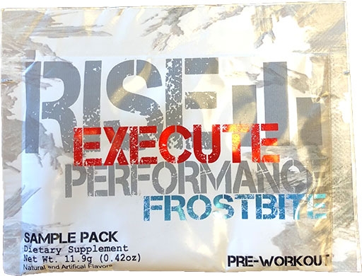 Rise Performance Execute Pre Workout, Frostbite, Sample Packet